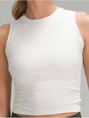 Lululemon Licensed to Train Tight Fit Tank Top - Heathered Bone